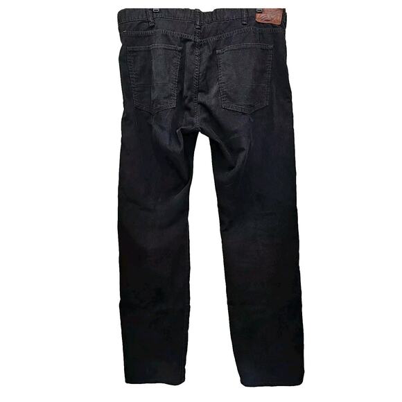 Dockers Corduroy Pants Men's 38x34 Black Straight Fit Flat Front‎ Chino 5 Pocket - Picture 2 of 14